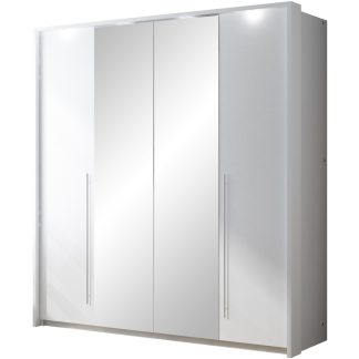 Drehtürenschrank mit 2 Türen und Spiegel BREMCO