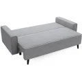 Sofa mit Schlaffunktion MONTE 3-sitzer hellgrau Poso 55