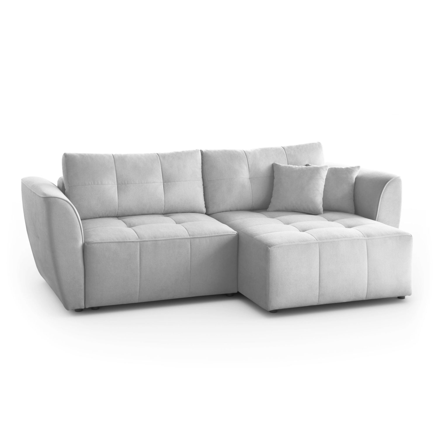 Ecksofa mit Schlaffunktion BAHAMA hellgrau Velo 632