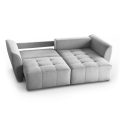 Ecksofa mit Schlaffunktion BAHAMA hellgrau Velo 632