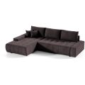 Ecksofa mit Schlaffunktion DRACO L braun Aston 04 links