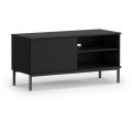 TV-Schrank 1D QUERTY schwarz