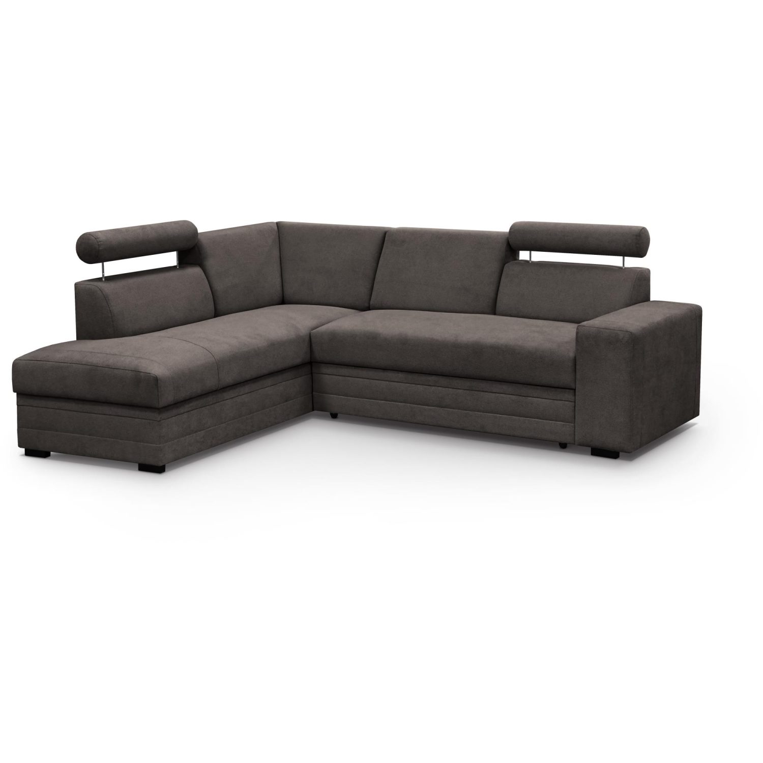 Ecksofa mit Schlaffunktion ROMA braun Vardo 39 links