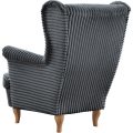 Sessel im Chesterfield Stil FELIX grau Tilia 90