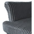 Sessel im Chesterfield Stil FELIX grau Tilia 90