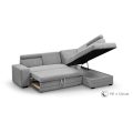 Ecksofa mit Schlaffunktion ROMA braun Vardo 39 links