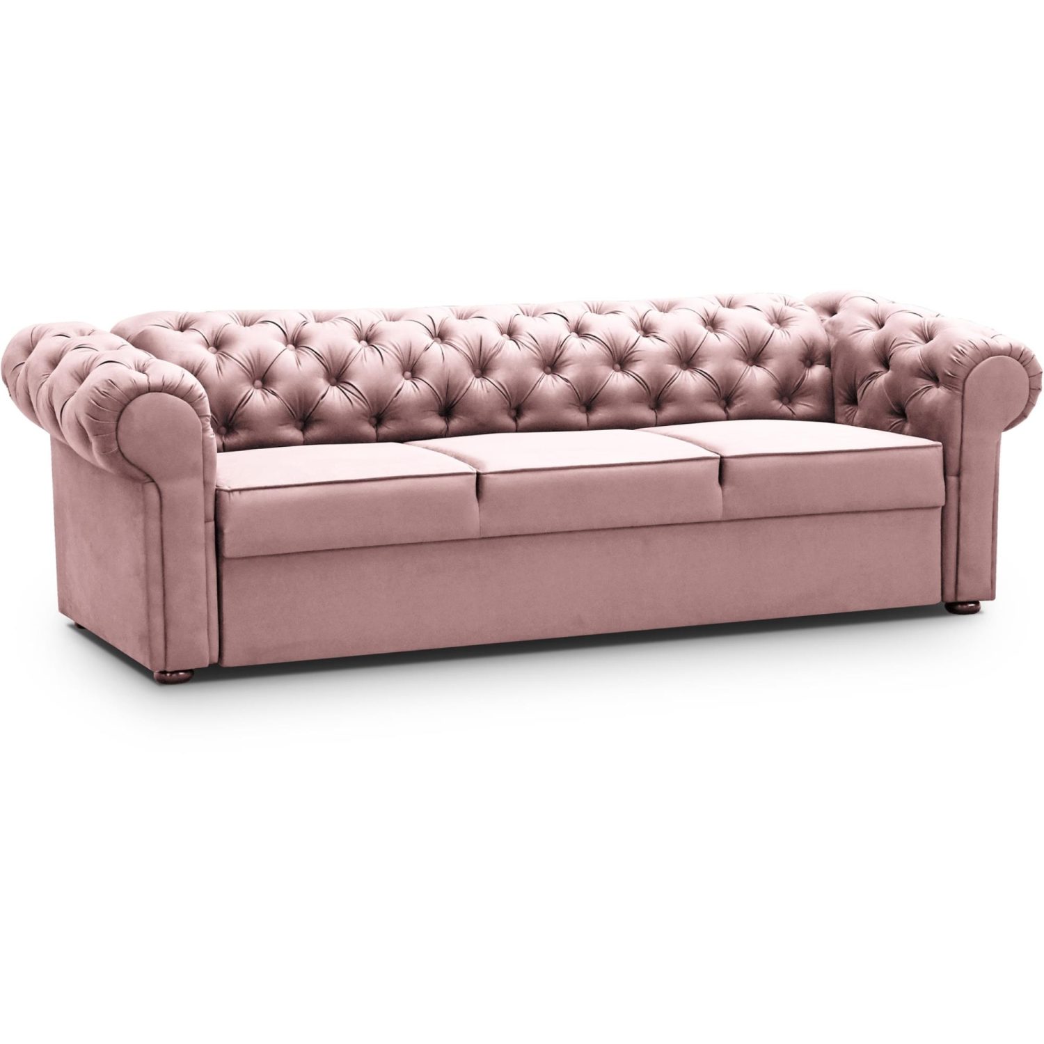 Sofa CHESTER 3-Sitzer rosa Kronos 27