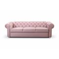 Sofa CHESTER 3-Sitzer rosa Kronos 27