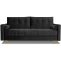 Sofa RANDVI 3-sitzer schwarz Kronos 07