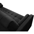 Sofa RANDVI 3-sitzer schwarz Kronos 07