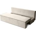 Sofa 3-sitzer mit Schlaffunktion RICO beige+braun