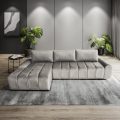 Ecksofa mit Schlaffunktion COSTA L beige Vogue 04 links