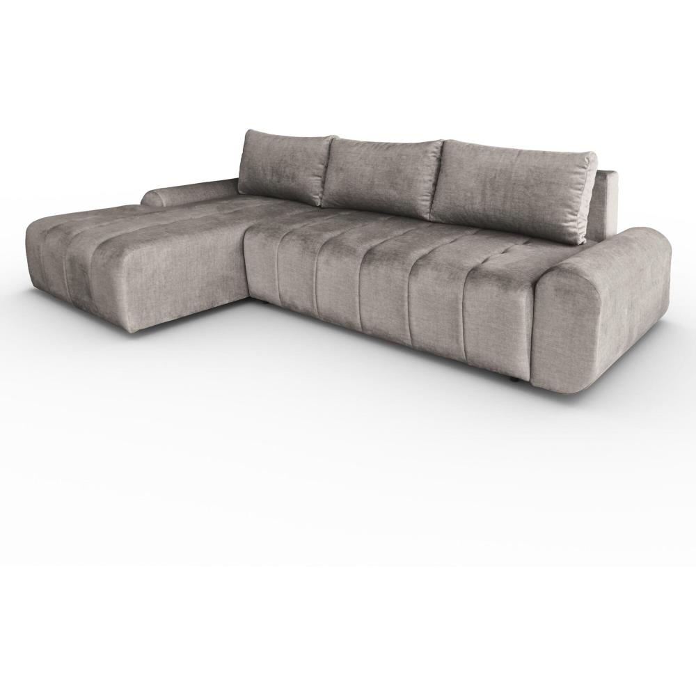 Ecksofa mit Schlaffunktion COSTA L beige Vogue 04 links