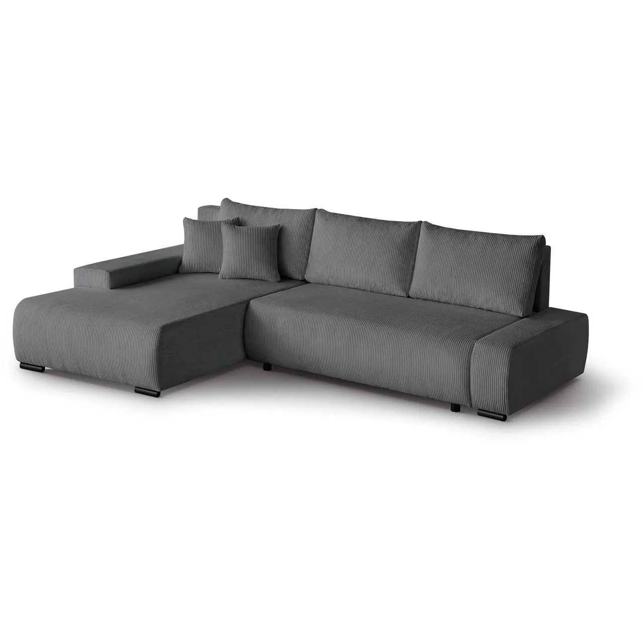 Ecksofa mit Schlaffunktion DRACO L poso grau