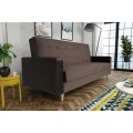 Sofa BAMAKO 3-sitzer braun