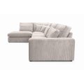 Ecksofa ohne Schlaffunktion PARMA beige Lincoln 83