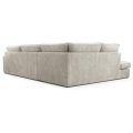 Ecksofa ohne Schlaffunktion PARMA beige Lincoln 83