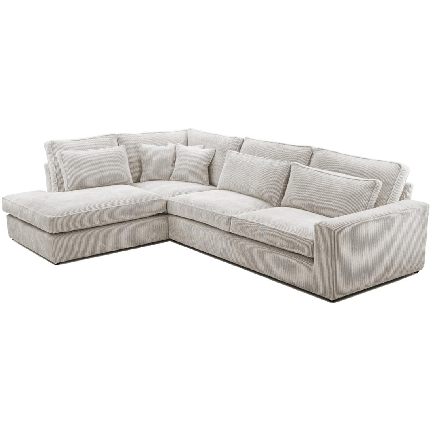 Ecksofa ohne Schlaffunktion PARMA beige Lincoln 83