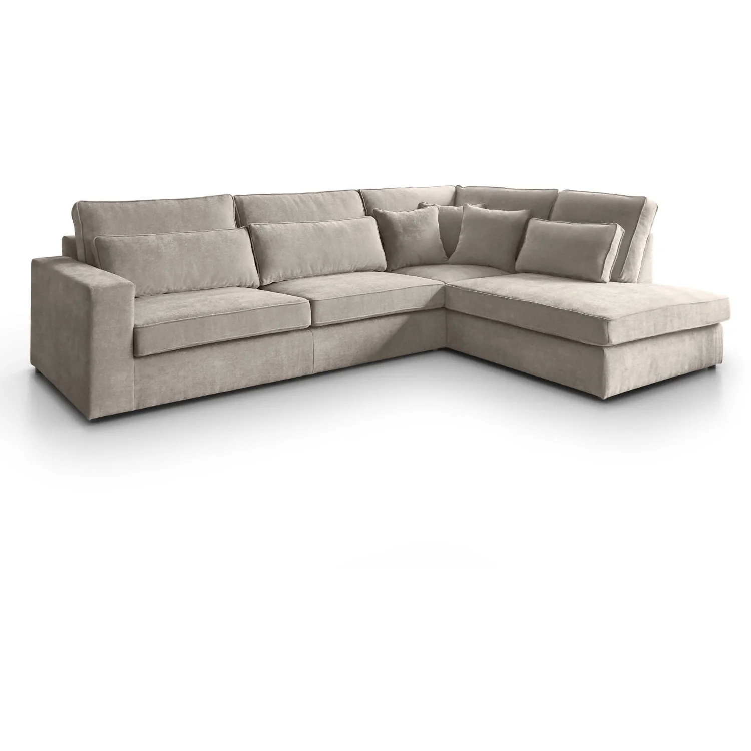 Ecksofa ohne Schlaffunktion PARMA beige