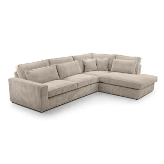 Ecksofa ohne Schlaffunktion PARMA cappuccino links