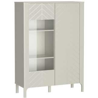 Vitrine mit 2 Glastüren LUME