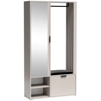 Garderobenschrank mit Spiegel und Schuhschrank LIMO PLUS