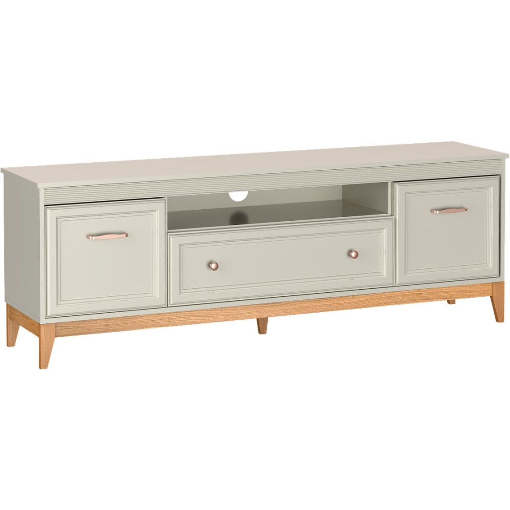 Breite TV-Schrank mit 1 Schublade und 2 Türen CHARLOTT