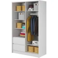 Schiebetürenschrank mit Spiegel SIERA 130 cm Weiß