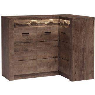 Eckkommode mit 3 Türen POLIS