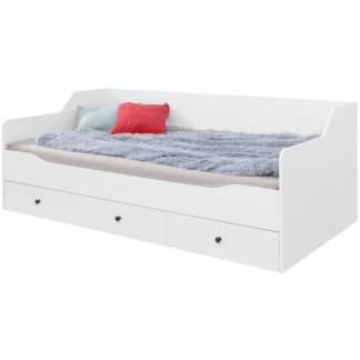 Bett 90x200 mit 3 Schubladen BERGO