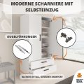 Drehtürenschrank mit Schubladen TREND 90 cm