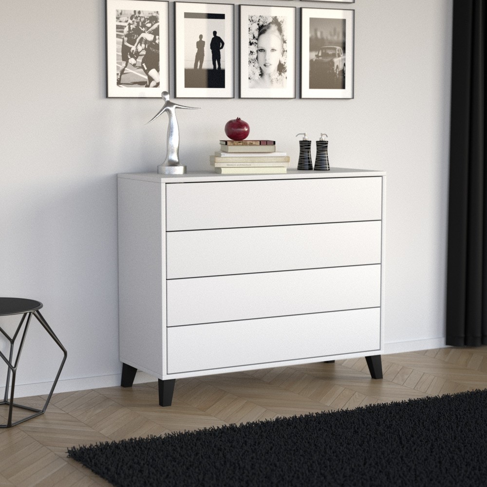 Kommode mit 4 Schubladen HOME
