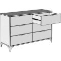 Kommode mit 6 Schubladen HOME