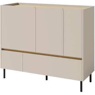 Kommode mit 2 Schubalden und 3 Türen LICO