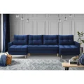 Ecksofa mit Schlaffunktion CANDI U marineblau