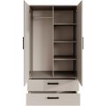 Drehtürenschrank mit Schubladen TREND 90 cm