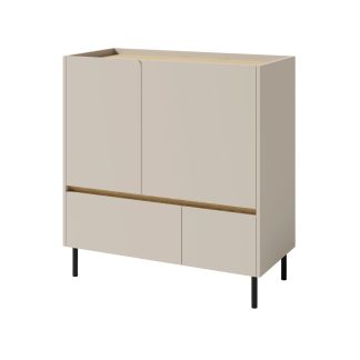 Kommode mit 2 Schubalden und 2 Türen LICO