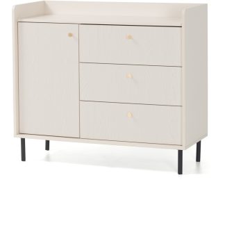 Kommode mit 3 Schubalden und 1 Tür GLORIA