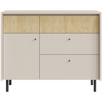 Kommode mit 4 Schubladen und 1 Tür MONAKO