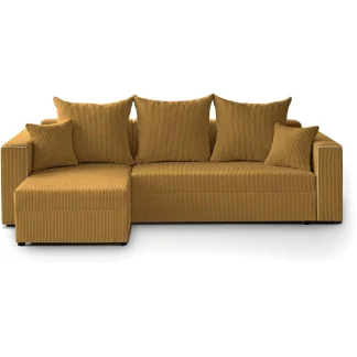 Ecksofa mit Schlaffunktion HUGO Gelb