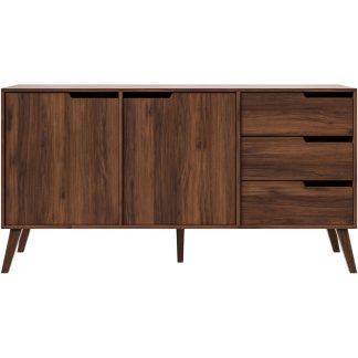 Kommode mit 3 Schubalden und 2 Türen NOREL