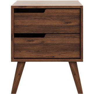 Nachttisch mit 2 Schubalden NOREL