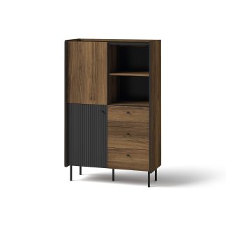 Kommode mit 2 Türen und 3 Schubladen PIANO