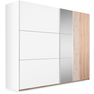 Schwebetürenschrank mit 2 Türen und Spiegel SORIA