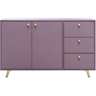 Kommode mit 2 Türen und 3 Schubladen SOLEA