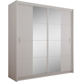 Schwebetürenschrank mit 2 Türen und Spiegel PRONTO