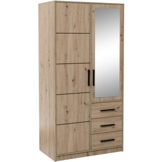 Drehtürenschrank mit Spiegel und 2 Türen KAVO