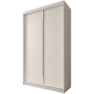 Schiebetürenschrank ohne Spiegel MARIO 120 cm Kaschmir