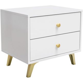 Nachttisch mit 2 Schubladen SOLEA